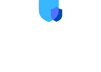 Two overlapping healthcare icons, the bigger in light blue and the smaller in dark blue on a white background.